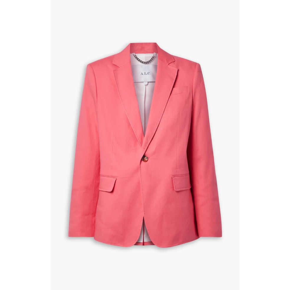 A.L.C. Donivan Linen Blend Women Blazer Women Us Size 12